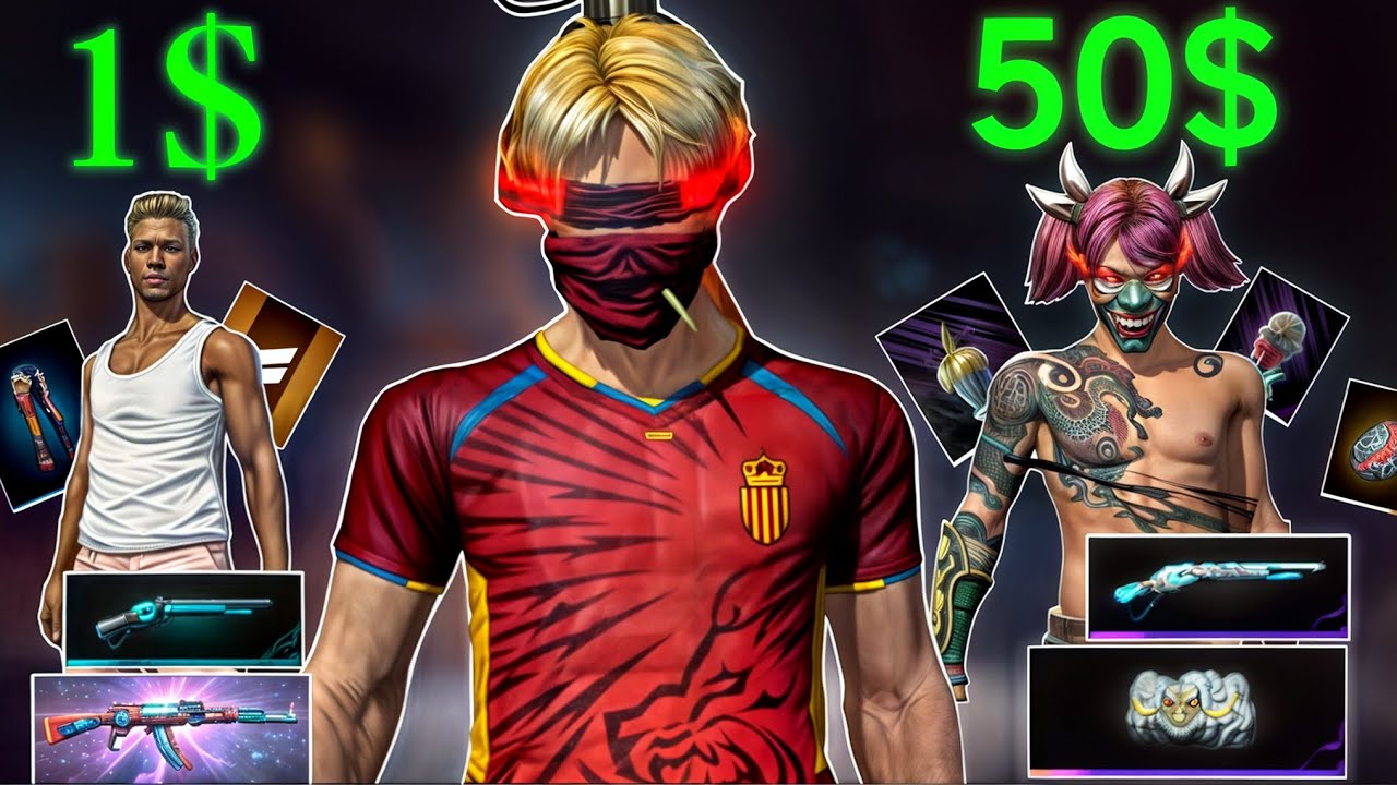اشتريت حساب بـ1 دولار وحساب بـ50 دولار 😨 أندر الأشياء موجودة في الحساب 🔥😨