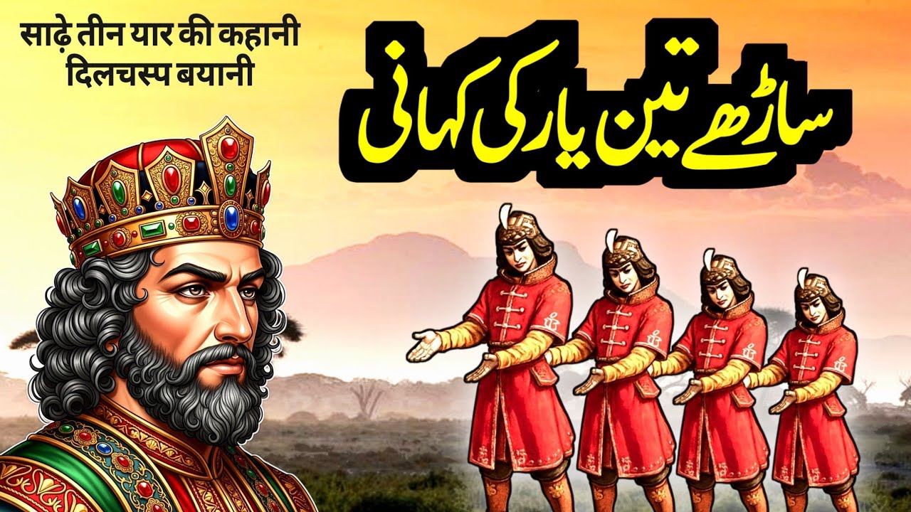Sadhe Teen Yaar Ki Kahani | Chaar Doston Ka Hairat Angez Qissa | Urdu Moral Story