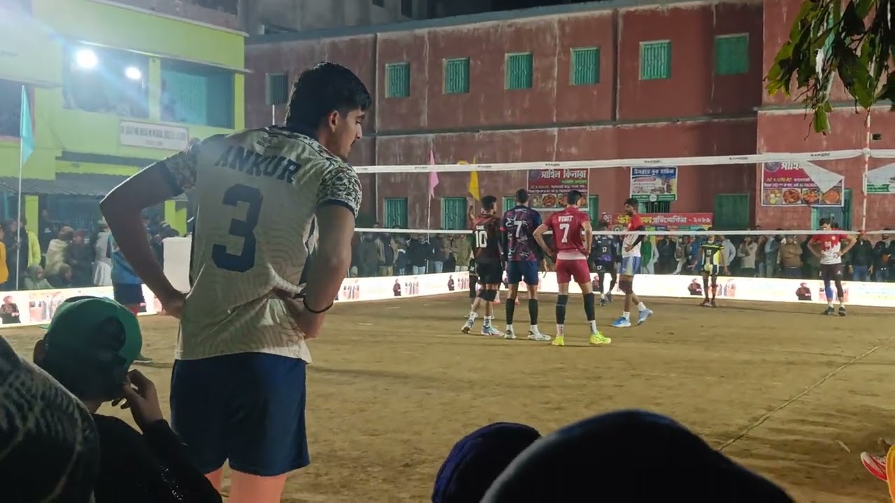 1 st semi final 2 and set volleyball indian national volleyball team V/S kolkata police full fire 🔥