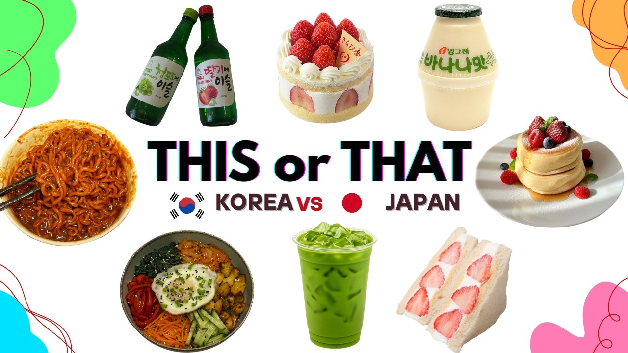 Korea vs Japan: Ultimate Food Showdown 🍜🍣🔥 | This or That