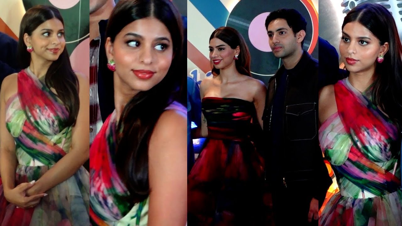 Suhana Khan,Agastya Nanda,Khushi Kapoor Visuals At The Album Launch Of The Archie