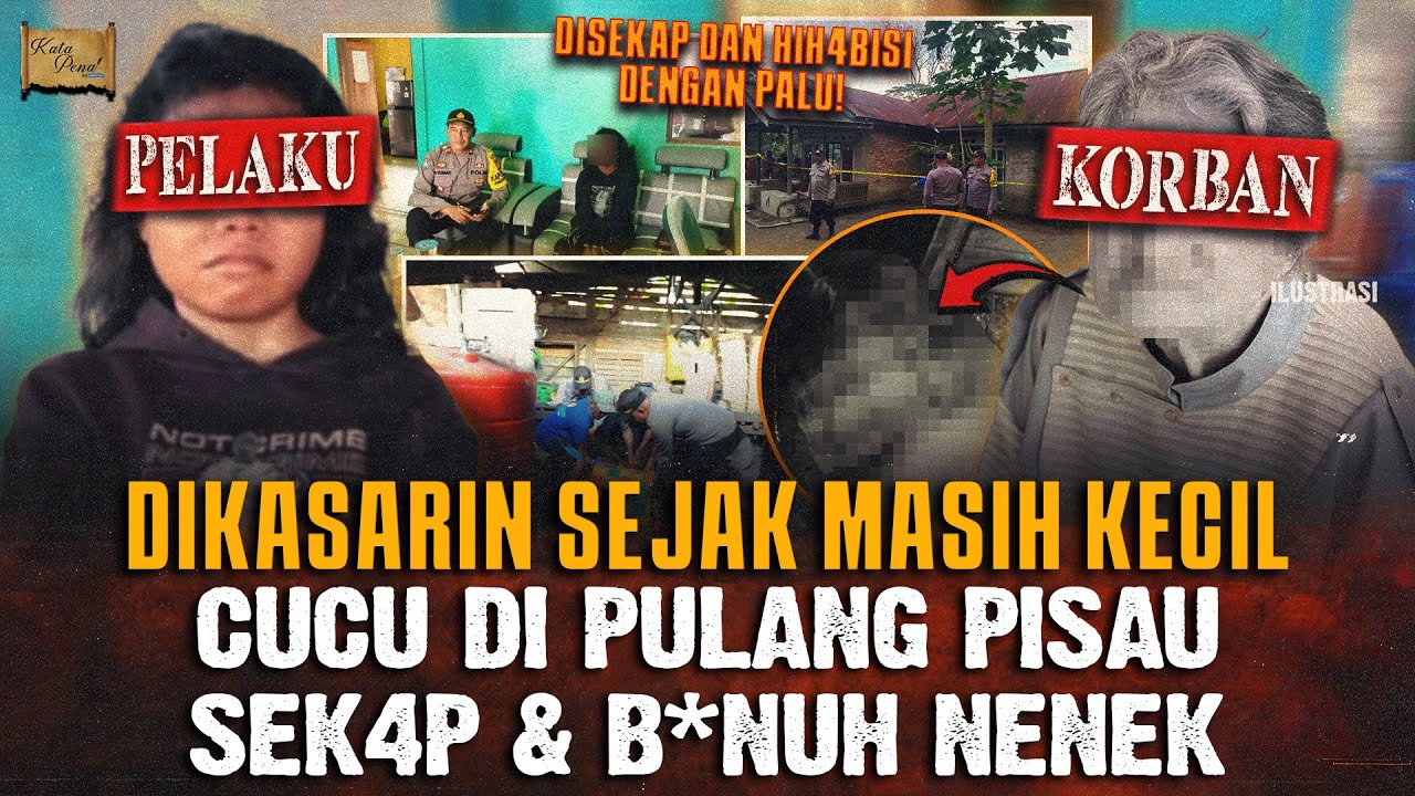 DIPERLAKUKAN KASAR SEJAK KECIL, CUCU DI PULANG PISAU DENDAM B*NUH NENEKNYA SENDIRI