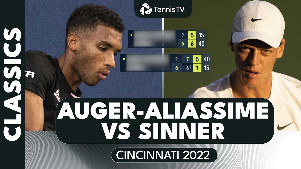 Felix Auger-Aliassime vs Jannik Sinner Thriller! | Cincinnati 2022 Extended Highlights