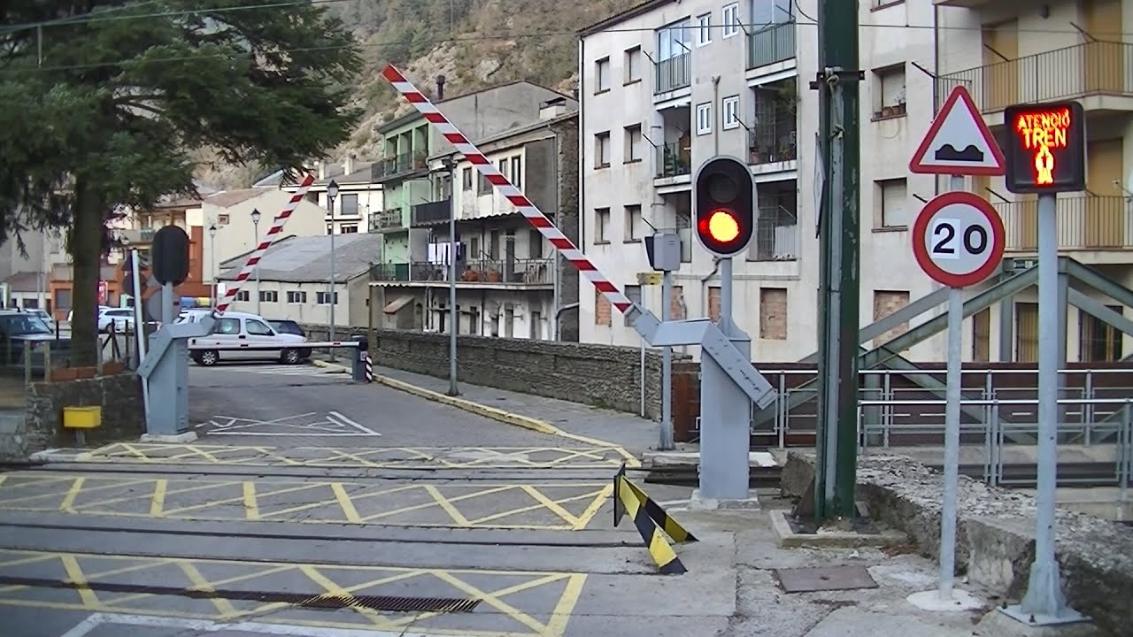 Spoorwegovergang Ribes de Freser (E) // Railroad crossing // Paso a nivel