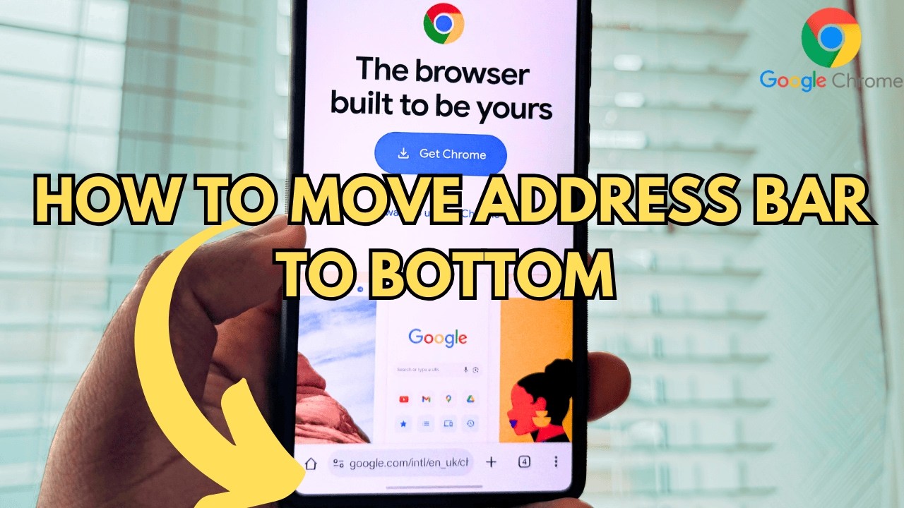 Как переместить URL-строку СВЕРХУ ВНИЗ в CHROME — работает на ВСЕХ устройствах Android