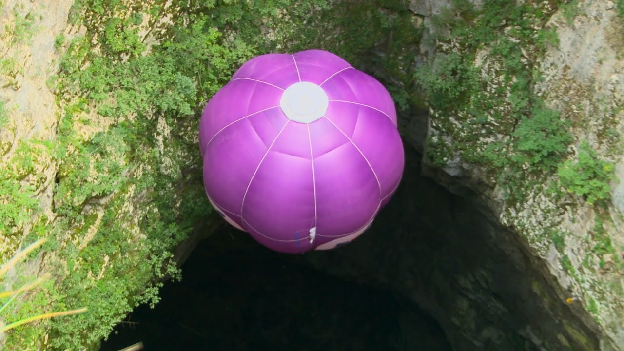 Hot Air Ballooning Underground