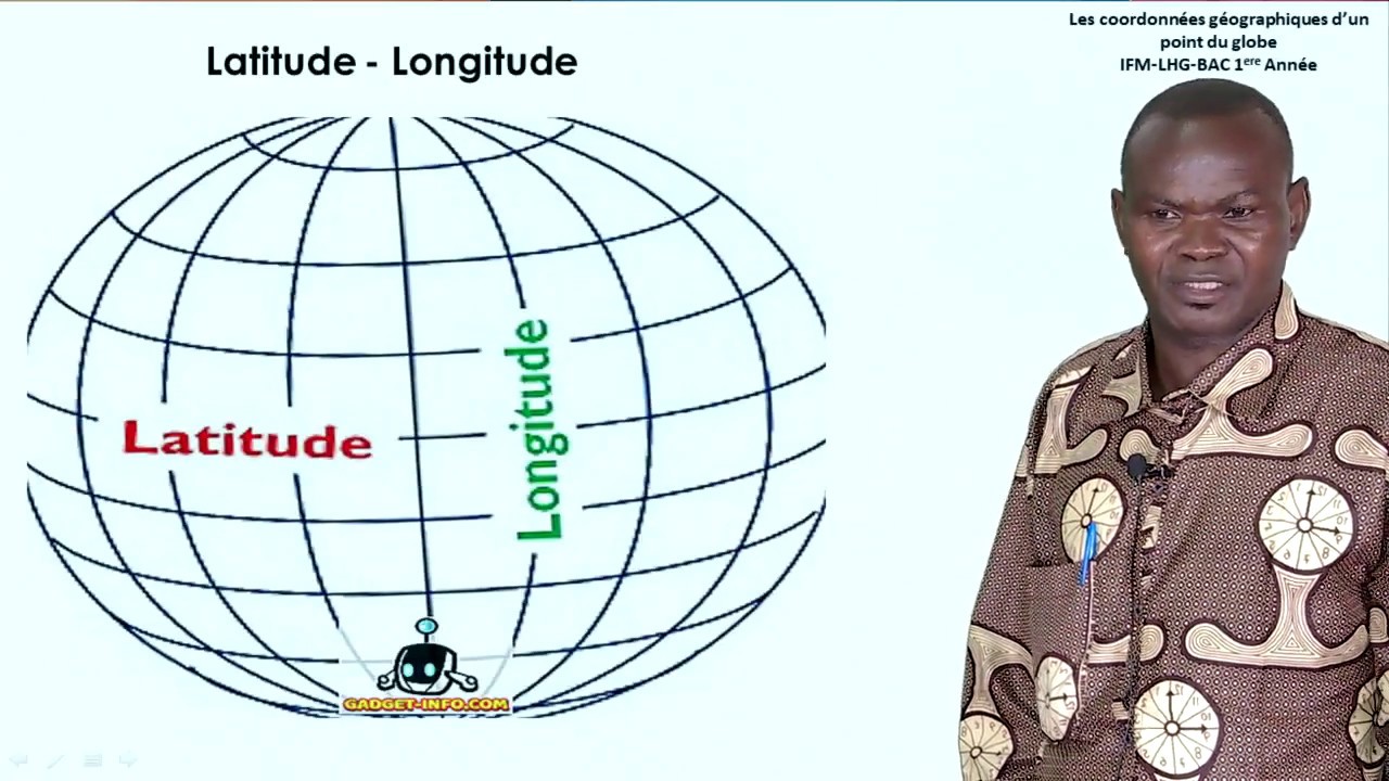 Les coordonnées géographiques d'un point du globe - IFM