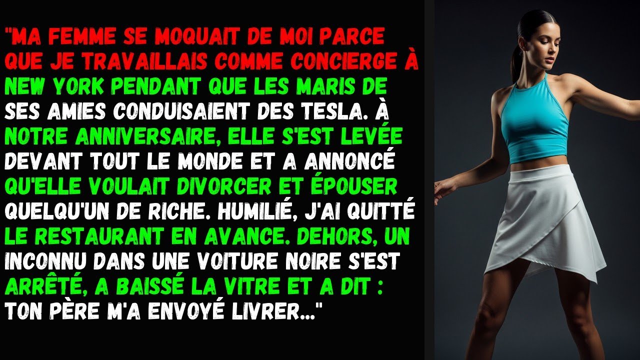 Ma femme se moquait de moi parce que je travaillais comme concierge à New York pendant que les