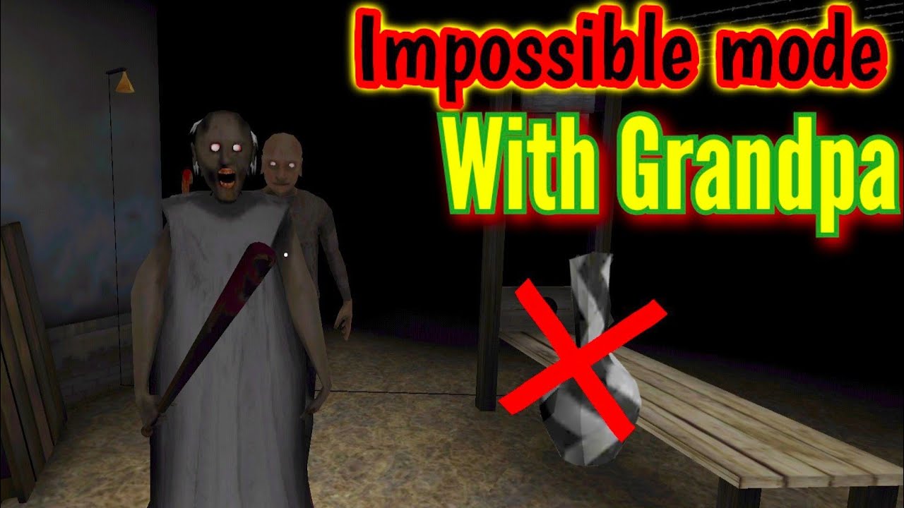 Granny -  Impossible mode with visitor/ Without using vase
