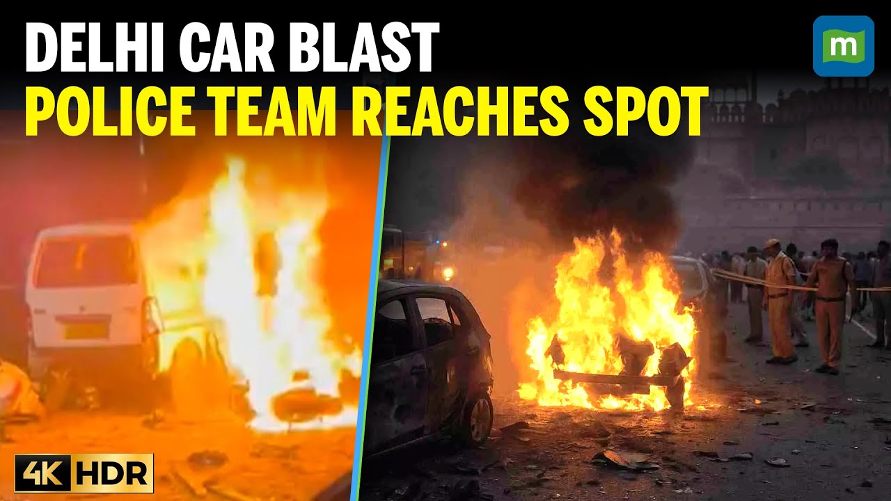 Delhi Red Fort Blast: Car Explosion Near Metro Station, Investigations Underway | 4K