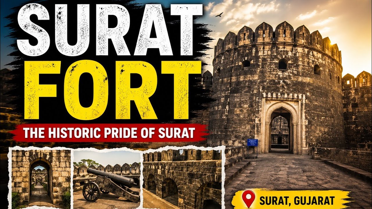 Surat Fort Travel Vlog | Milan No Safar | History of Surat Fort in Gujarati