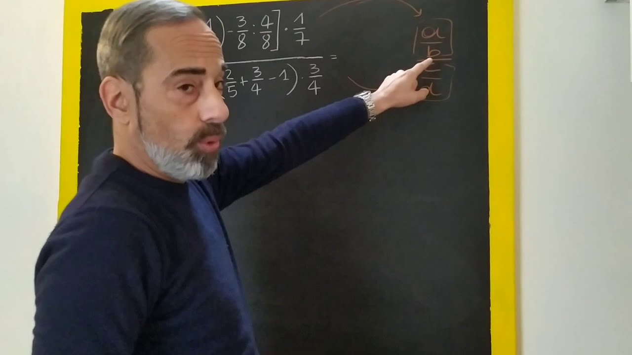 Espressioni. 4 operazioni, potenze e frazioni.