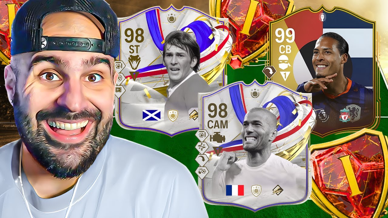 99 VAN DIJK, 98 ZIDANE & 98 DALGLISH FUT CHAMPS! 🥵️ FC 24 ULTIMATE TEAM