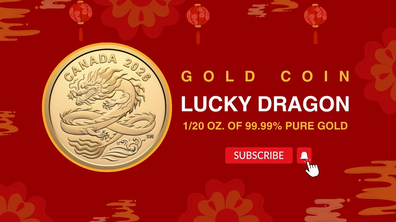 Золота монета Lucky Dragon 2026 | Чи варто купувати? Огляд $8 Pure Gold Coin Canada