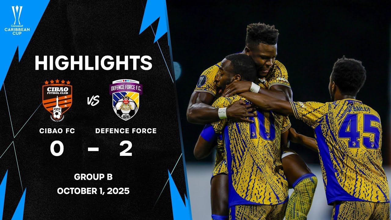 Cibao FC vs Defence Force | 2025 Concacaf Caribbean Cup | Group Stage