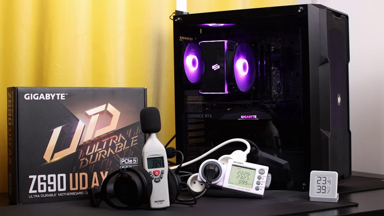 Test Gigabyte Z690 UD AX z i5-12600K i SPC Fortis 5 - ciszej będzie trudno