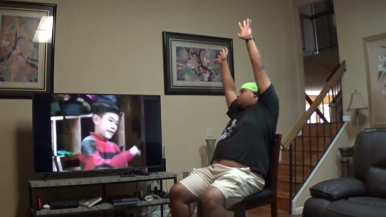 Dexter Reed Copying With Sesame Street Workout In A Chair 2022