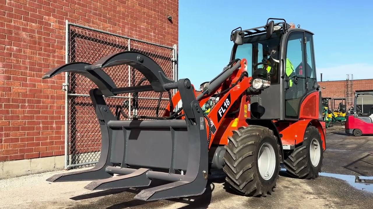 CMMS Wheel Loader FL18 * Kubota V1505 engine 25.1Hp with Grap