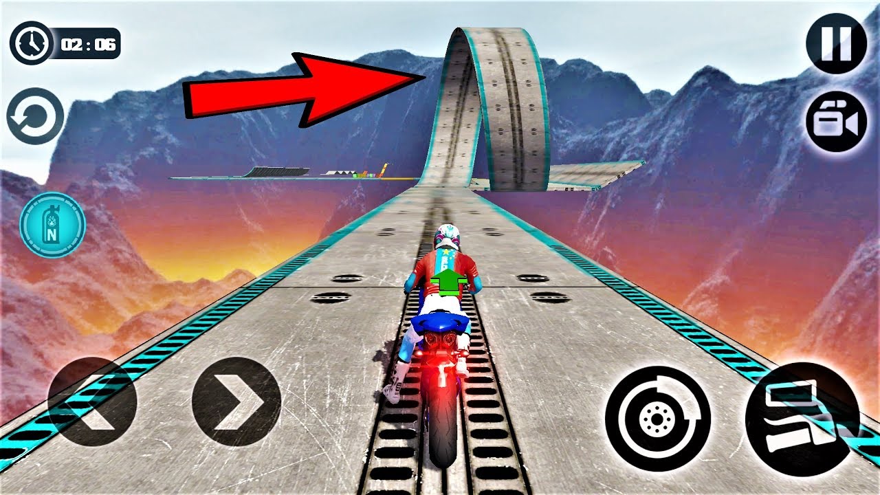 Impossible Moto Bike Tracks 3D 2018-Best Android Gameplay HD #61