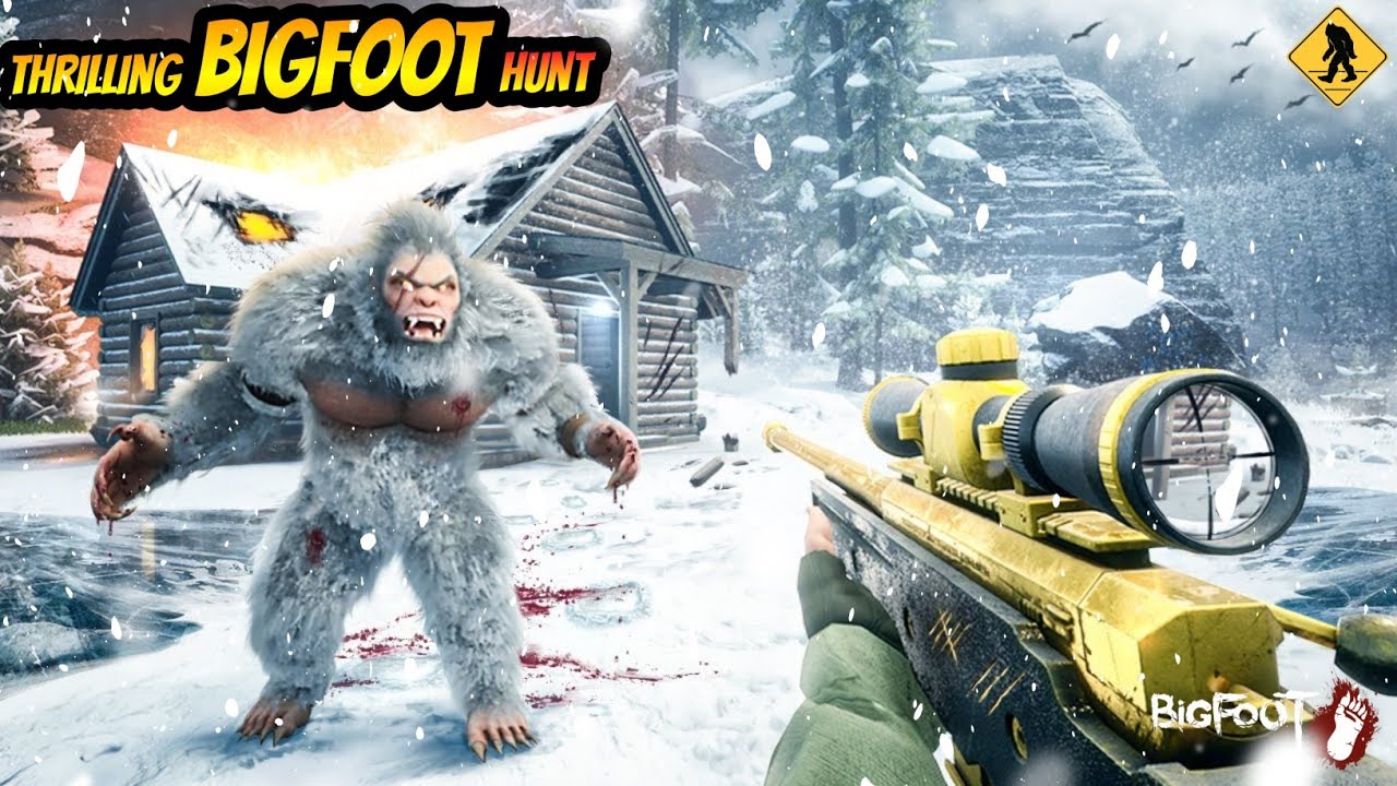 THRILLING BIGFOOT HUNT In The Snow ! - Bigfoot Gameplay