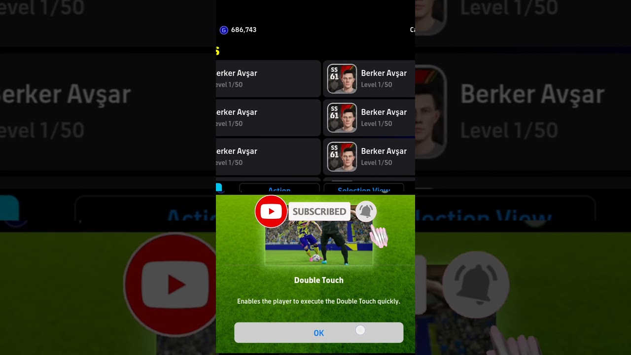 HIDDEN Trick to get DOUBLE TOUCH ✅#shorts #efootball #doubletouch #skills #gaming