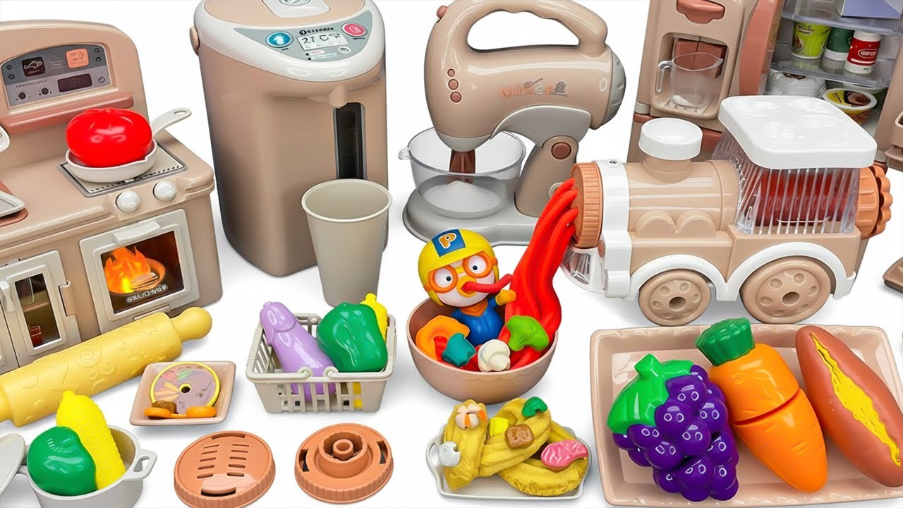 Cooking with Toys! Pink Minie Appliances Playset🍽️ Zufriedenstellende Auspacken Kochspielzeug Review