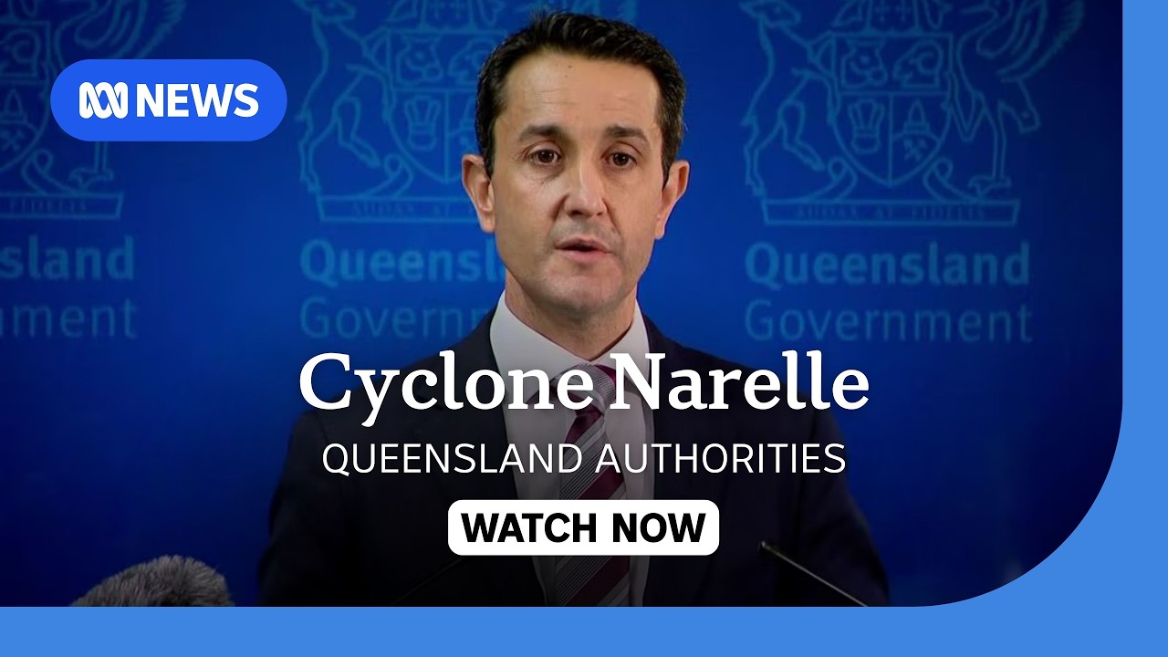 LIVE: Queensland premier speaks as Tropical Cyclone Narelle intensifies to category 5 | ABC NEWS