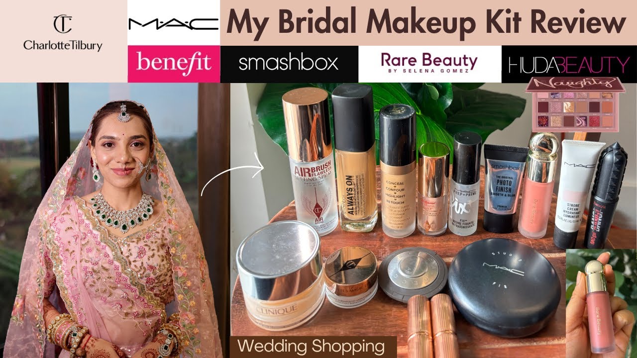 My Bridal Makeup Kit Revealed | Professional Makeup Artist's International Luxury Brands Collection👰