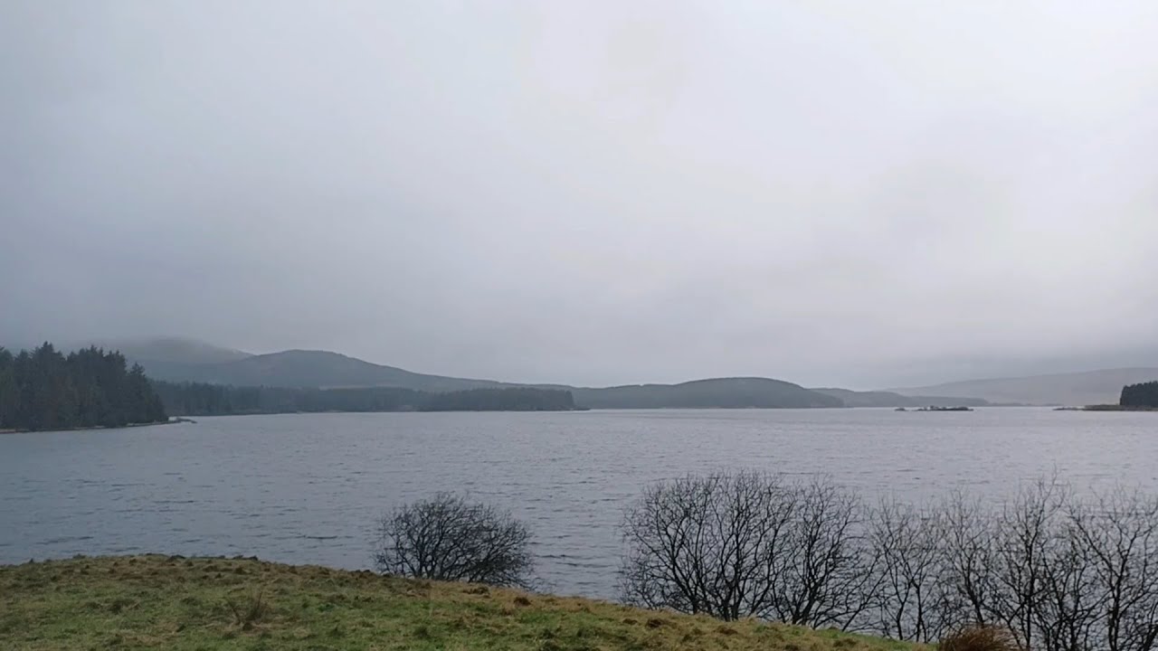 Carron Valley Reservoir and Duncarron Medieval Village - Scotland - December 2022