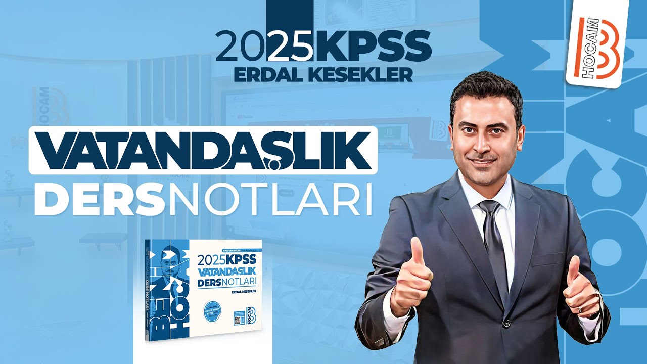 32)KPSS Vatandaşlık -İdare Hukuku 1-İdare Hukukuna Hakim Olan Anayasal İlkeler-Erdal KESEKLER - 2025