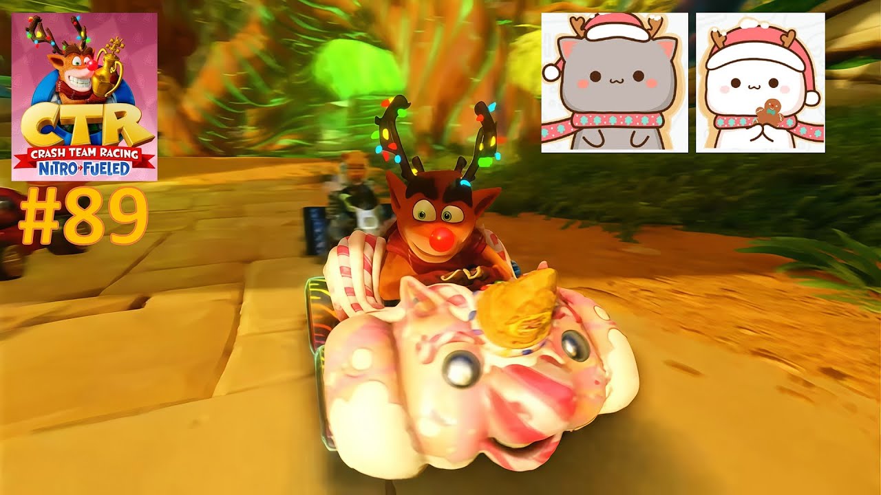 Crash Team Racing: Nitro-Fueled / Gameplay 89 / Carrera de carritos / Crash reno 🎄🤗👻