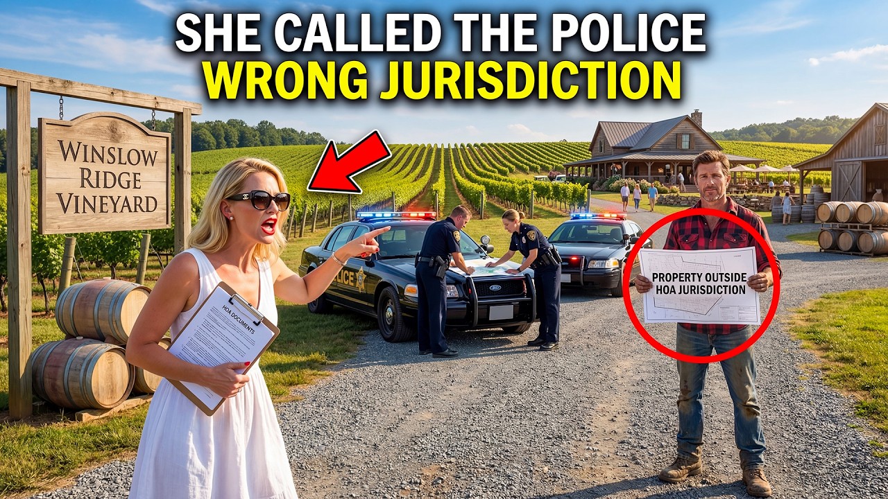 HOA Karen Brought Police to My Vineyard &mdash; Didn&rsquo;t Know I&rsquo;m Outside Their Jurisdiction