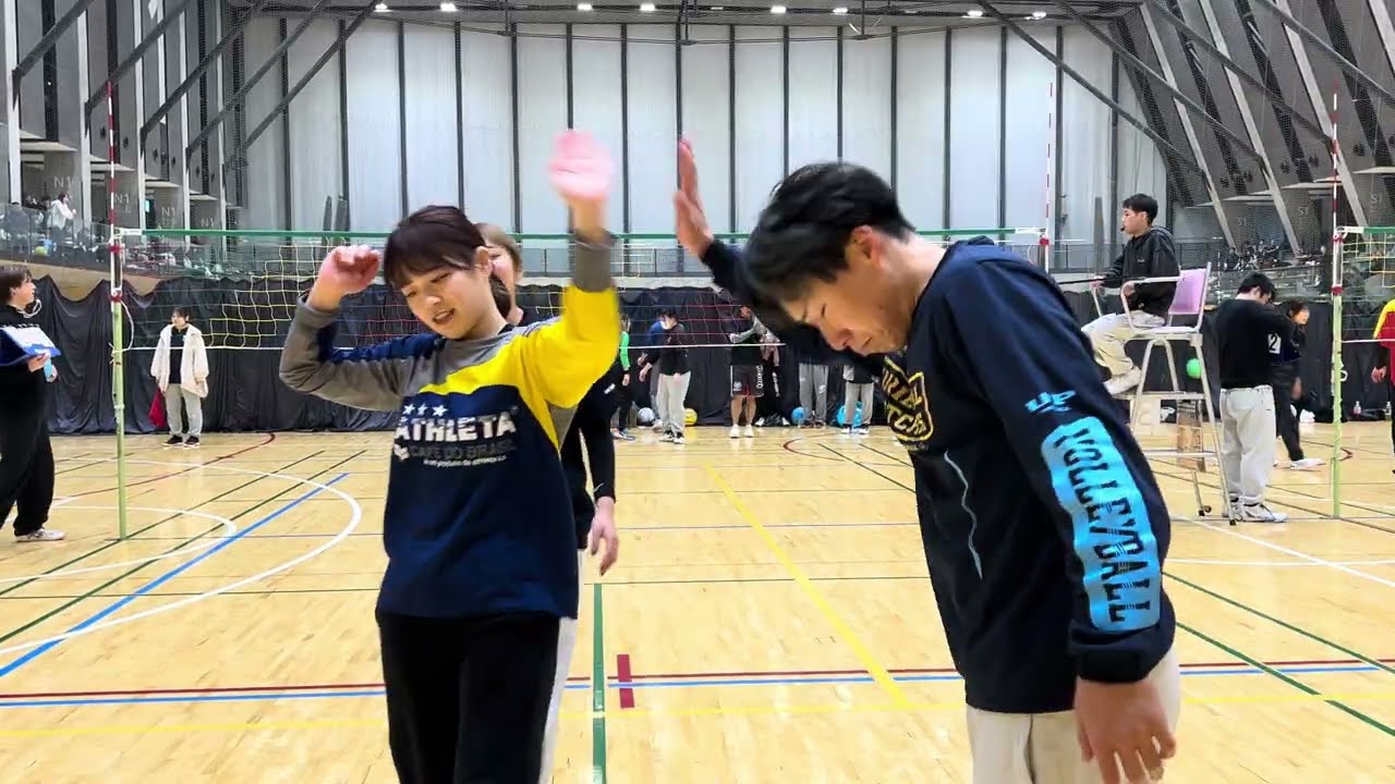 2026 0111 秋葉区ソフトバレー大会 フリーB Aリーグ vsマジック ①