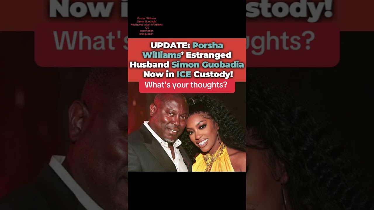 This is wild! #realhousewivesofatlanta #porshawilliams Ex #simonguobadia was detained by #ice in