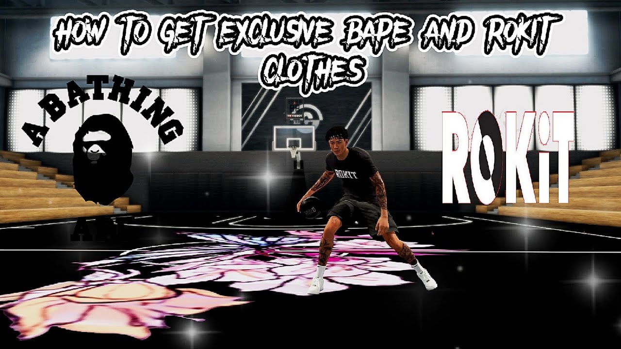 NBA LIVE 19 HOW TO GET EXCLUSIVE BAPE AND ROKIT CLOTHES AND MORE🔥