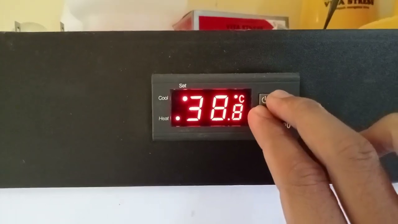 Setting Suhu  Thermostat STC-1000 (Mesin Tetas Subatech)