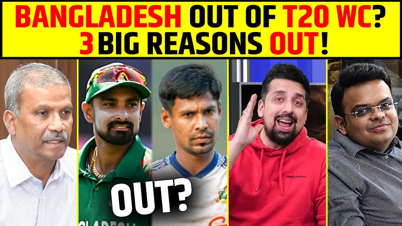 BANGLADESH OUT OF T20 WORLD CUP? 😱3 BIG REASONS TO KICK BANGLADESH #bangladeshcricket #icc #jayshah