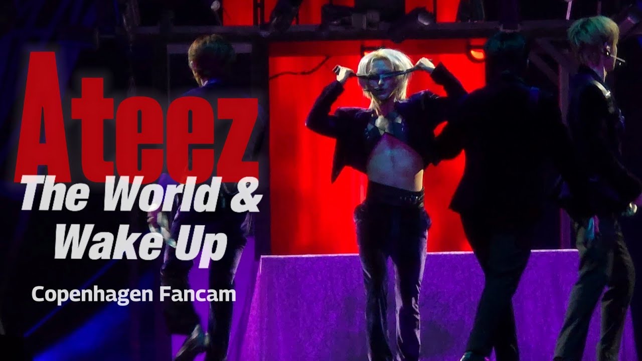 Ateez - The World & Wake Up Live (Towards The Light Tour Copenhagen 2025) Full Fancam