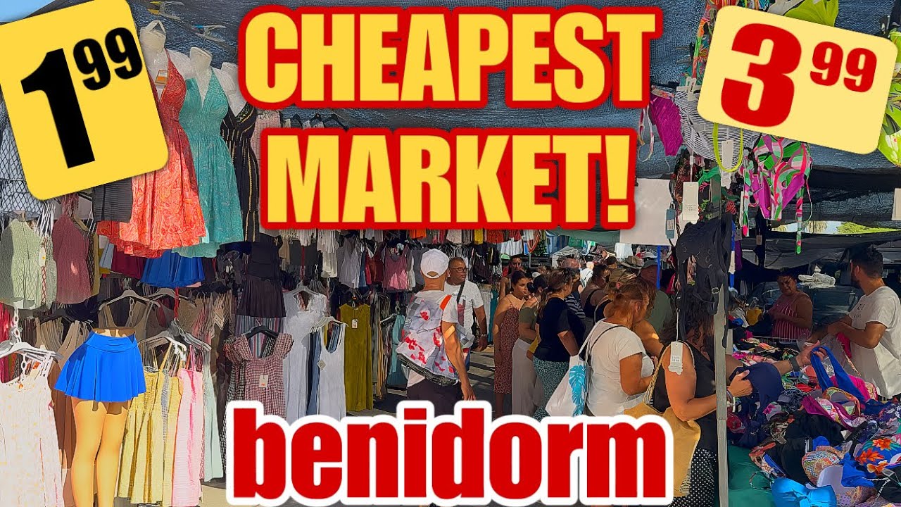 BEST & CHEAPEST Market in Benidorm! 😯🛍️