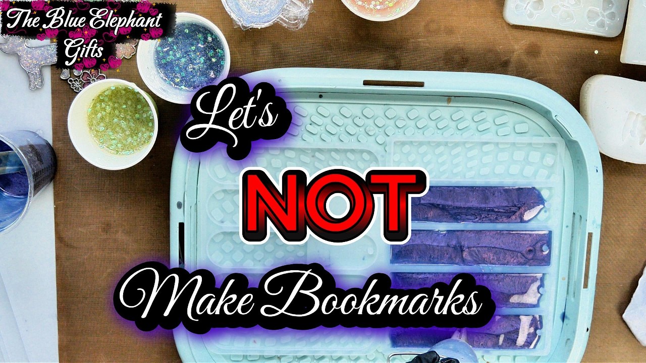 UV Topcoats Are A BAD Idea/Let's Not Make Bookmarks/ @LETSRESIN Bookmark & Keychain Bezels/ EP 344