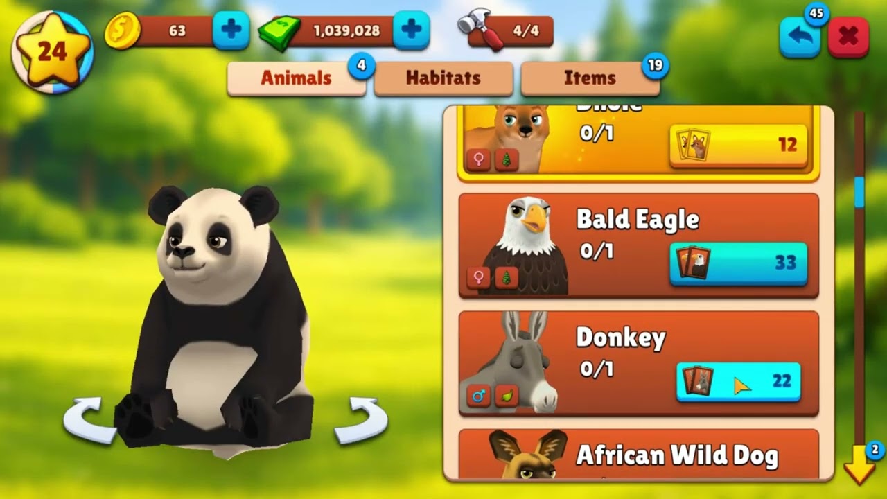 Zoo Island #17 – Reached Level 24 & New animal