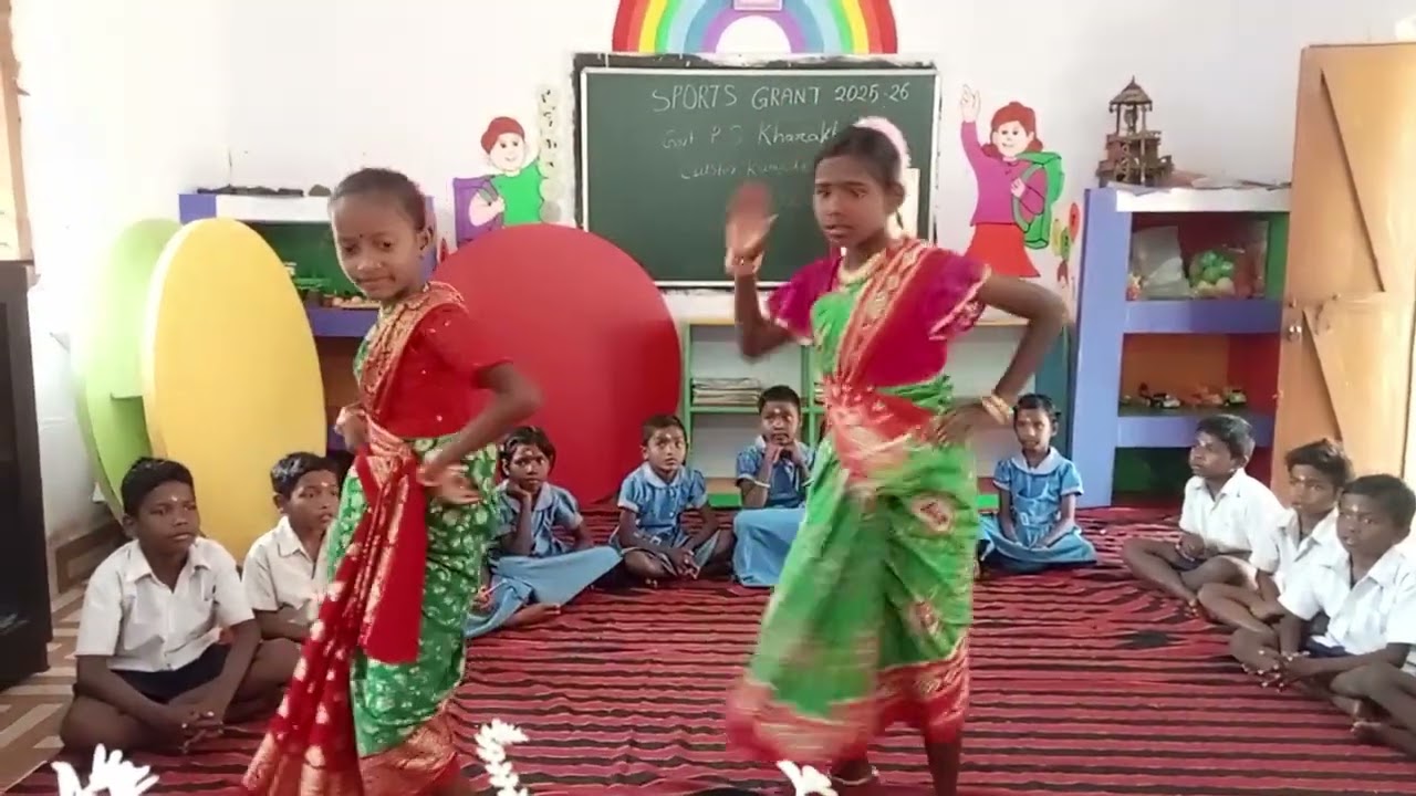 ସ୍ୱାଗତ ସଂଗୀତ ସରକାରୀ ପ୍ରାଥମିକ ବିଦ୍ୟାଳୟ ଖରଖରୀ, କଙ୍କଡାହାଡ଼ ଛାତ୍ରୀଙ୍କ ଦ୍ୱାରା 