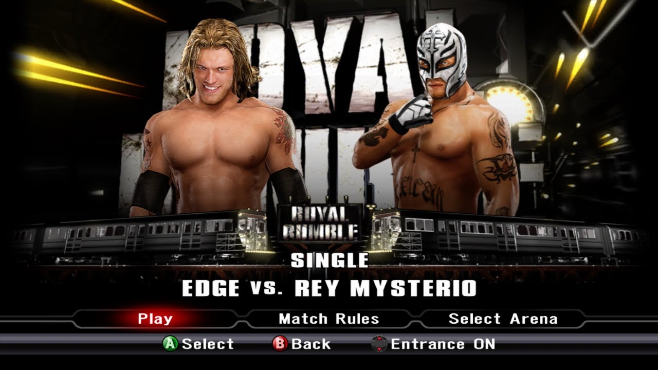 WWE SmackDown vs. RAW 2009 - Эдж против Рея Мистерио