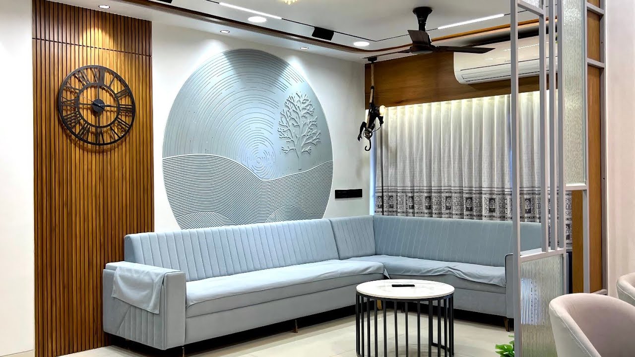3 Bhk Interior Design at Olive Green Gota, Ahmedabad.