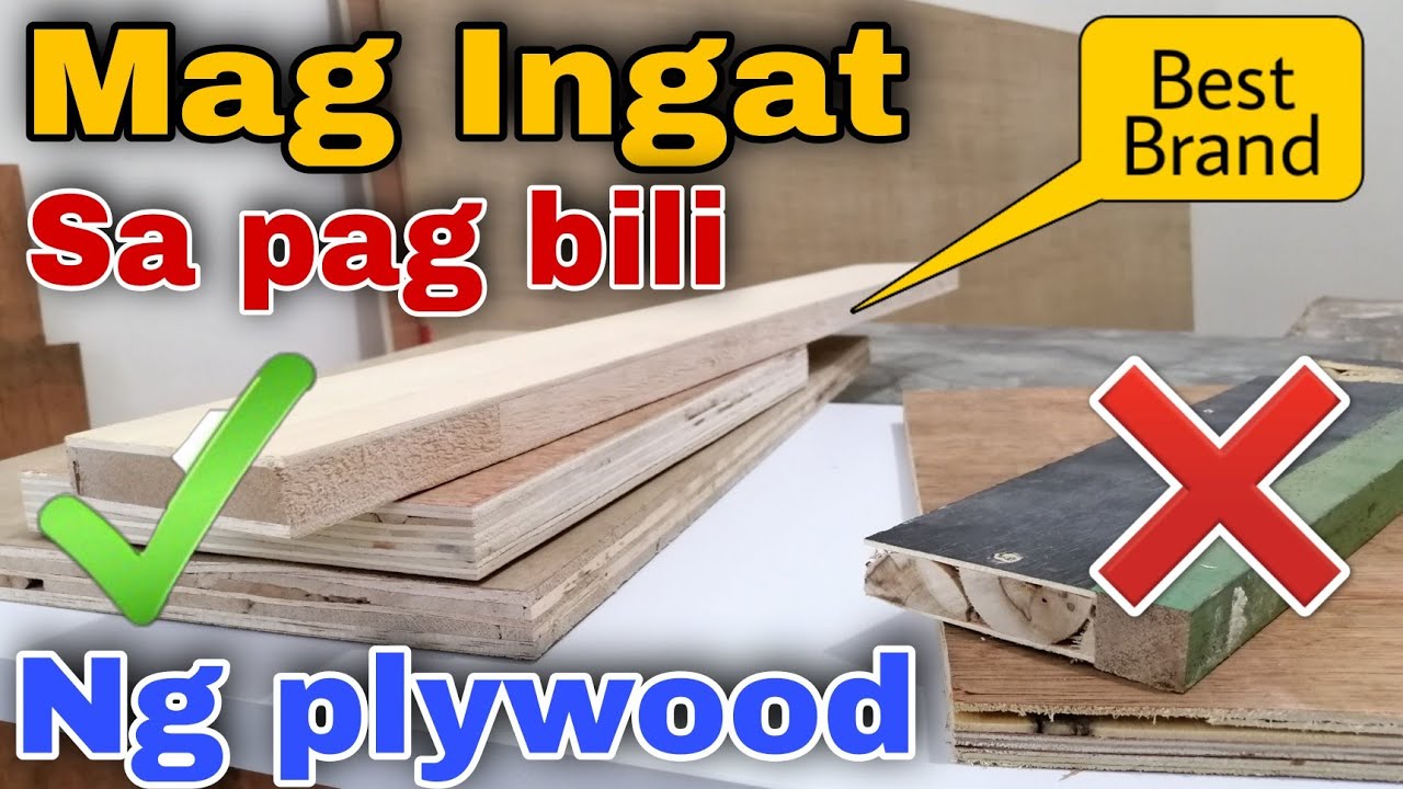 Paano makakaiwas sa AMPAW, BATO at SIMENTO sa Plywood o plyboard