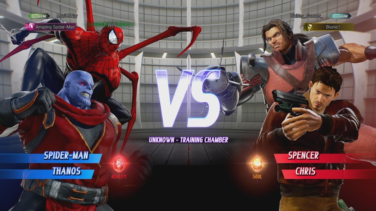 MVCI - SPIDER-MAN/THANOS VS SPENCER/CHRIS!