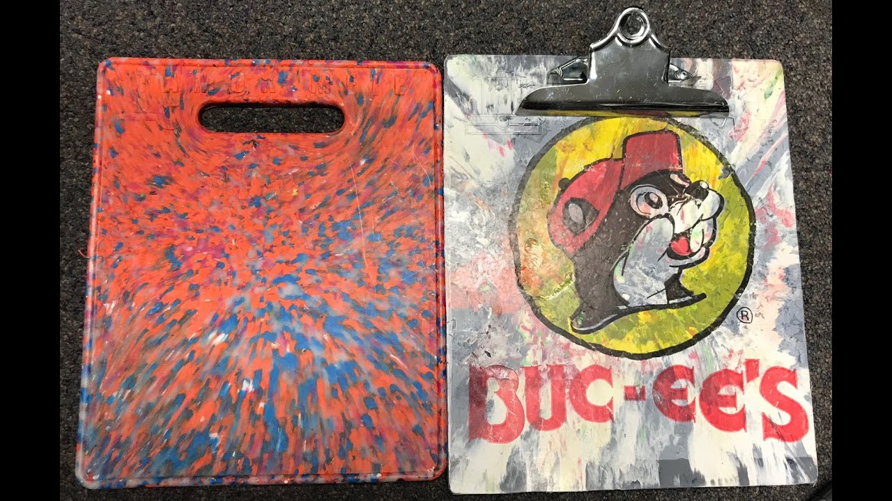 Part 3 Compression molding of HDPE scrap to make clipboards and cutting boards