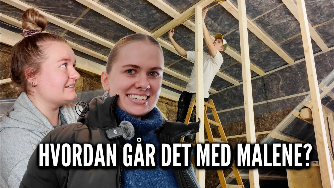 Malene på besøg, surdej og skillevægge | Livet på gården Ep. 81