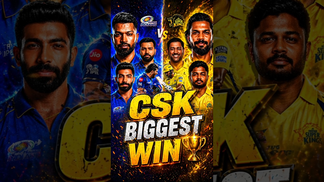 CSK vs MI Match Highlights IPL 2026 🔥 | CSK 103 Runs Win 😱 | Sanju Samson 101*  | #cskvsmi