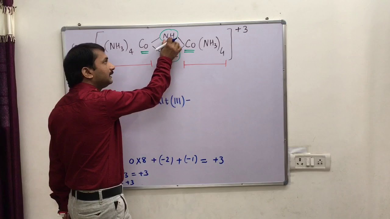 9.13-Simple Trick to Write IUPAC Name of Polynuclear Coordination / Bridge complex Compounds